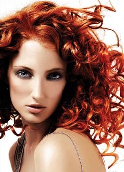 Огненно-рыжий цвет волос. Тенденции моды зимы 2010