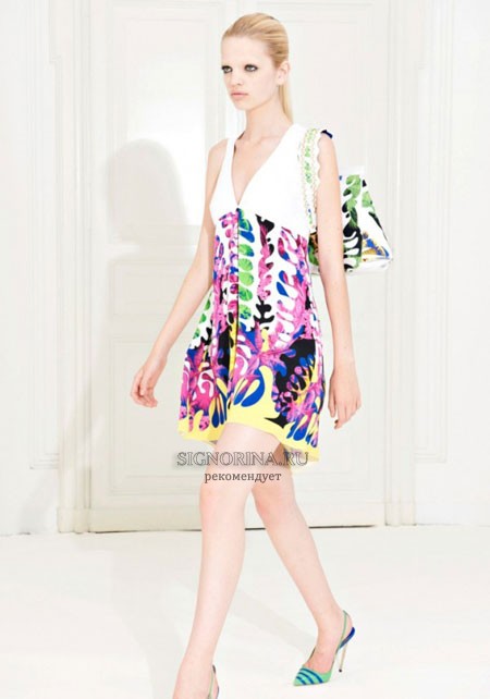 Круизная коллекция женской одежды 2012 от Versace