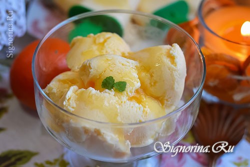 Домашнее мандариновое мороженое: рецепт с фото