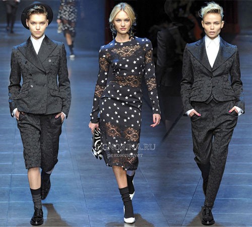 Dolce & Gabbana мода осень-зима 2011-2012