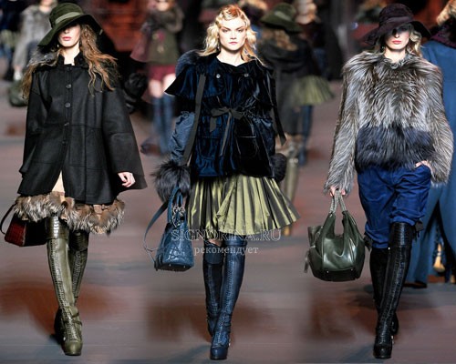 Christian Dior мода осень-зима 2011-2012