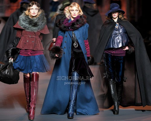 Christian Dior мода осень-зима 2011-2012