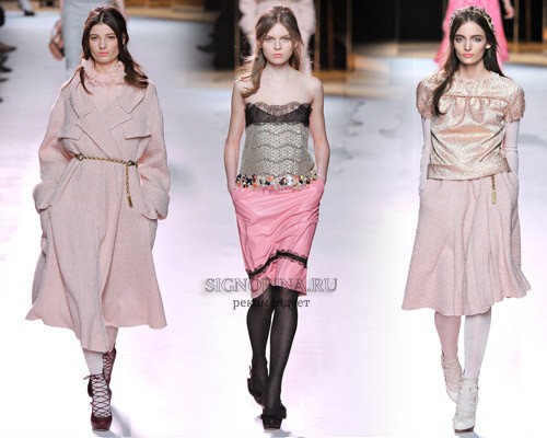 Nina Ricci мода осень-зима 2011-2012