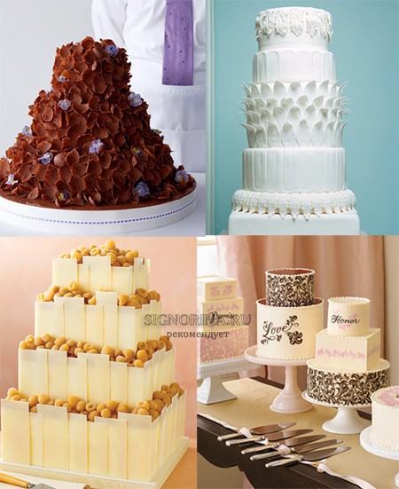 Свадебные тенденции 2012: свадебные торты