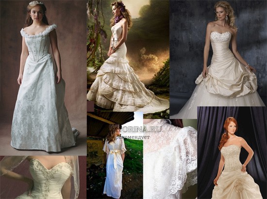 Свадебные тенденции 2012: свадебные платья