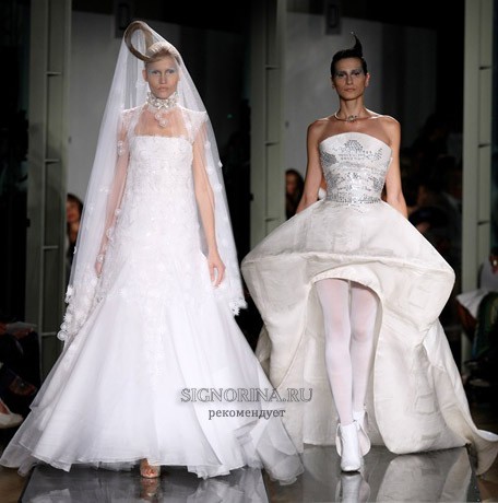 Свадебные платья осень-зима 2011-2012 Gattinoni