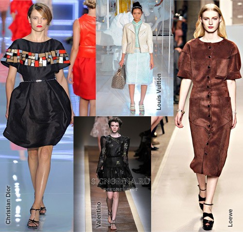 Модные тенденции весна-лето 2012: объемные округлые плечи 