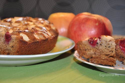 Постный пирог с яблоками: Рецепт для Поста