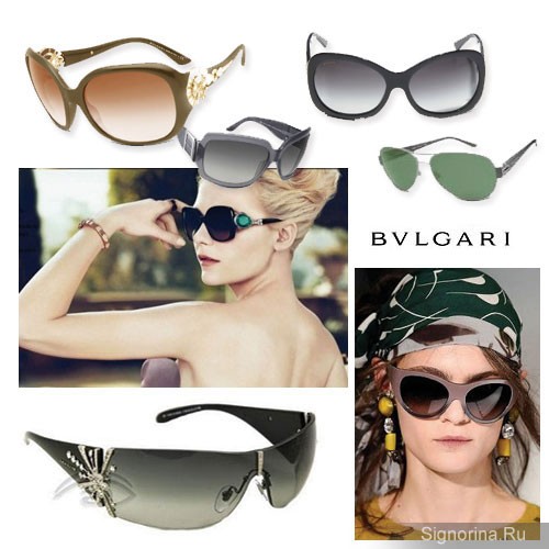 Cолнцезащитные очки 2012: BVLGARI