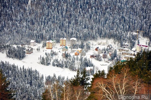 горнолыжный курорт Домбай, фото