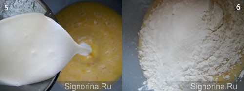 Приготовление малинового пирога