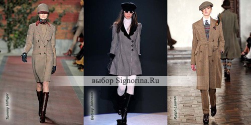 Модные пальто осень-зима 2012-2013: ретро-стиль