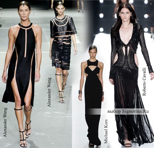 Модные тенденции весна-лето 2013: Необычные вырезы на платьях