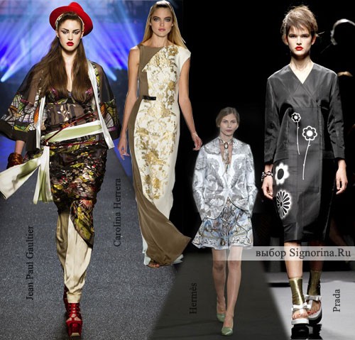 Модные тенденции весна-лето 2013: Японские мотивы