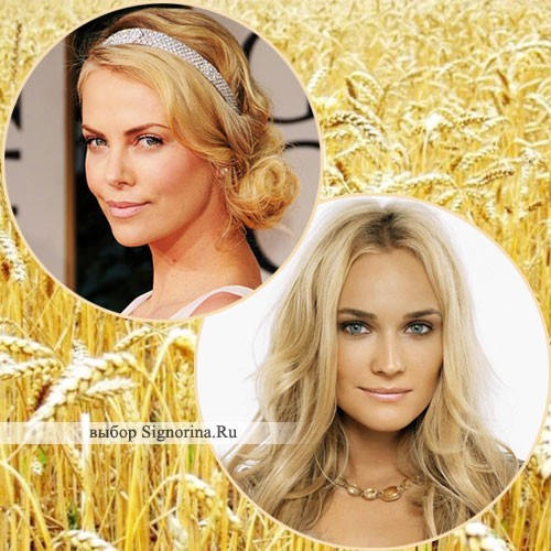 Модные цвета волос 2013 фото: пшеничные оттенки блонд