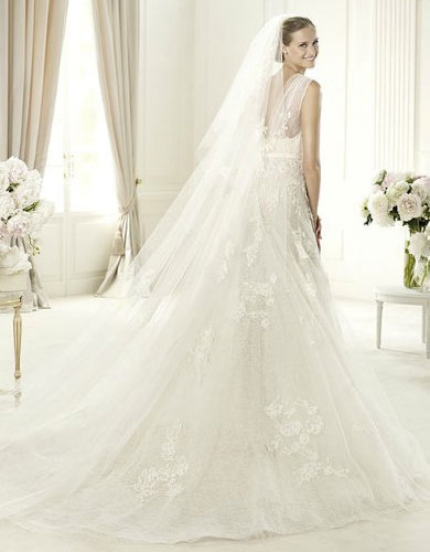 Elie Saab свадебная коллекция весна 2013: образ невесты