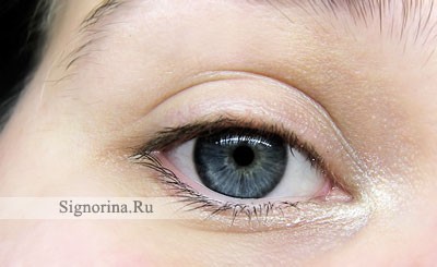 Пошаговый фотоурок дневного макияжа для голубых глаз
