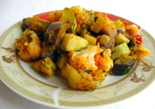 Овощное рагу с цветной капустой и баклажанами, фото-рецепт