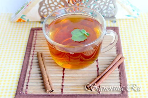 Имбирный чай с корицей: рецепт с фото