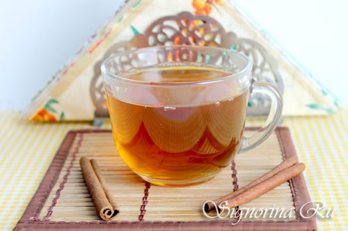 Чай с корицей и имбирем: рецепт с фото