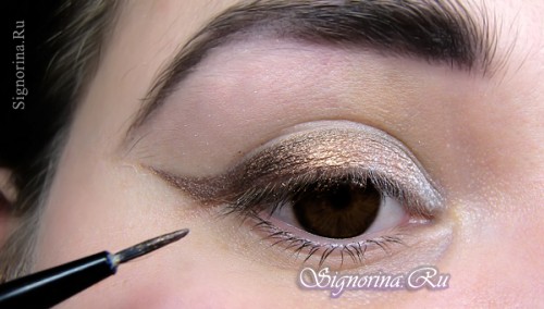 Как сделать повседневный макияж для карих глаз: фото 4