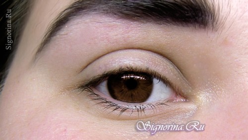 Как сделать повседневный макияж для карих глаз: фото 1