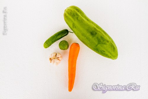 Ингредиенты для салата из зеленой папайи с лаймом: фото