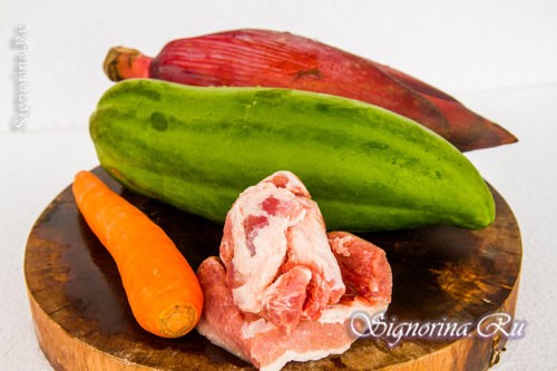 Рецепт приготовления рагу из свинины с папайей : фото 1