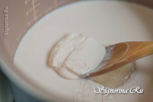Приготовление питьевого йогурта в мультиварке: фото 6