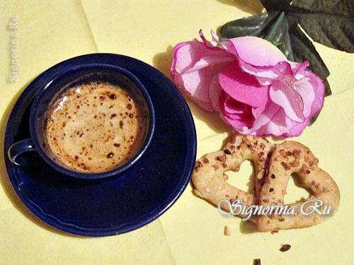 Печенье с арахисом в форме сердечка: рецепт с фото