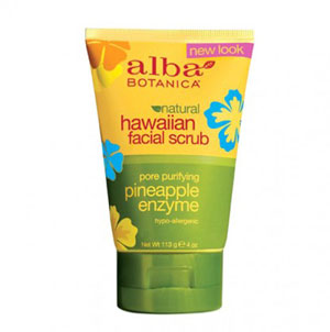 Alba Natural Hawaiian Facial Scrub Pore Purifying Pineapple Enzyme
