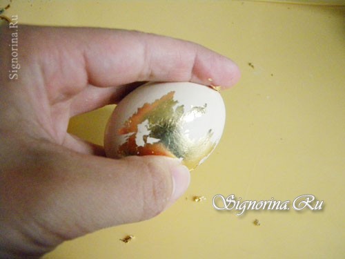 Мастер-класс по декору золотых яиц на Пасху: фото 5