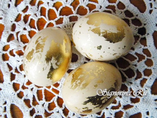 Золотые пасхальные яйца: мастер-класс по декорированию