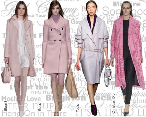 Модные тенденции осень-зима 2014-2015, фото: Розовое пальто