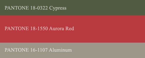 Модные сочетания цветов осень-зима 2014-2015, фото: Красная Аврора (Aurora Red)