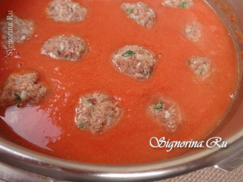 Рецепт приготовления тефтелей с рисом в томатном соусе: фото 8