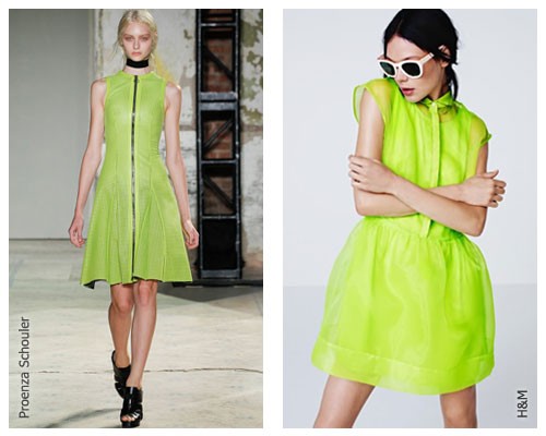 С чем носить зеленое платье: фото