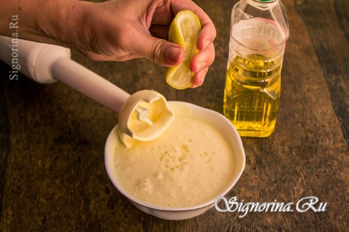 Добавление в майонез лимонного сока: фото 7