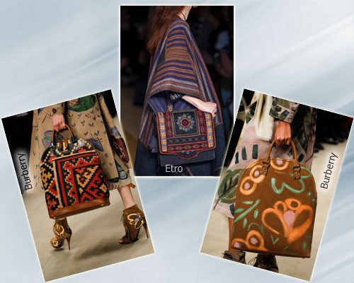 Модные этнические сумки осень-зима 2014-2015, фото