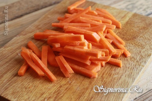 Нарезанная соломкой морковь: фото 3
