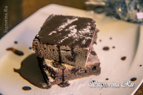 Шоколадный Брауни – американский пирог: фото