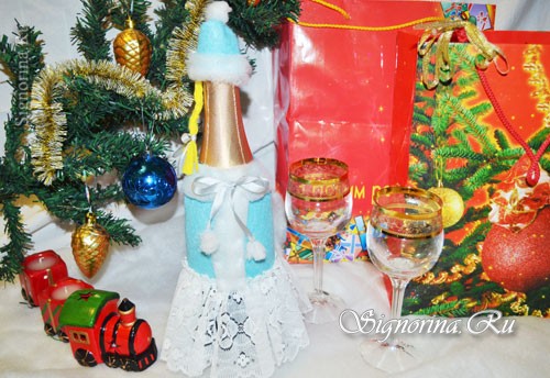 Мастер-класс по созданию новогоднего декора "Снегурочка": фото