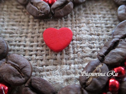 Мастер-класс по созданию топиария-сердца с кофейными зёрнами: фото 25
