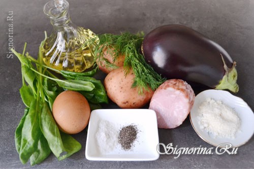 Ингредиенты для приготовления фаршированного картофеля: фото 1