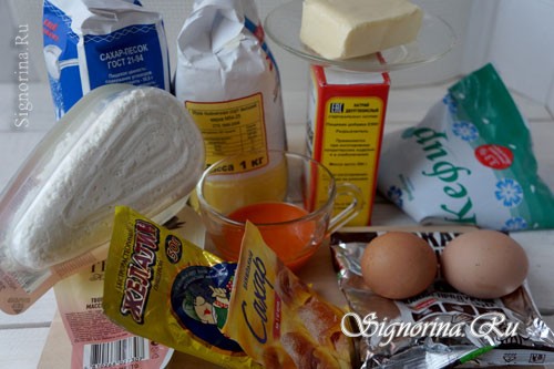 Ингредиенты для творожно-желейного торта: фото 1