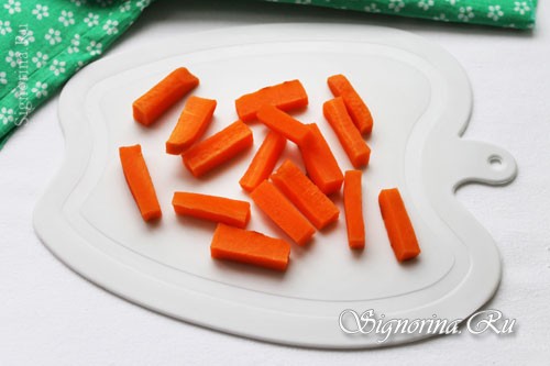 Морковь, нарезанная брусочками: фото 3