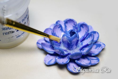 Мастер-класс по созданию серег из полимерной глины «Фиолетовое настроение»: фото 12
