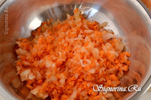 Измельчённые морковь и лук: фото 2
