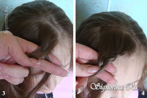 Мастер-класс по созданию прически на выпускной на длинные волосы с укладкой из завитков: фото 3-4