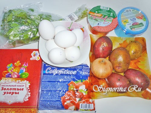 Ингредиенты для пасхального салата: фото 1